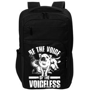 Animal Lover Chicken Pig Cow Vegan Impact Tech Backpack