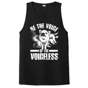 Animal Lover Chicken Pig Cow Vegan PosiCharge Competitor Tank