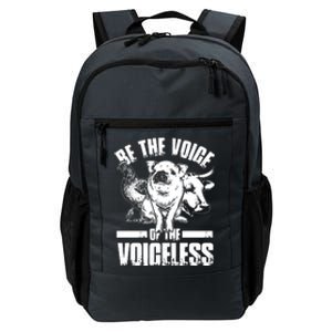 Animal Lover Chicken Pig Cow Vegan Daily Commute Backpack