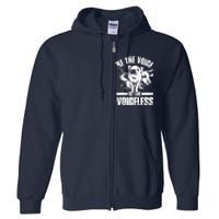 Animal Lover Chicken Pig Cow Vegan Full Zip Hoodie