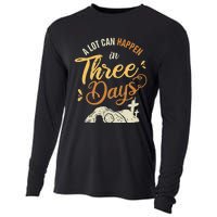 A lot Can Happen In 3 Day Easter Christian Cooling Performance Long Sleeve Crew