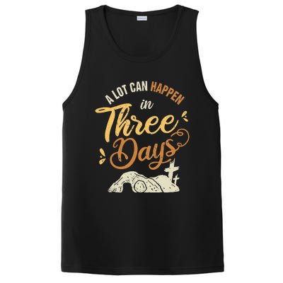 A lot Can Happen In 3 Day Easter Christian PosiCharge Competitor Tank