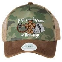 A Lot Can Happen In Three Days Women Christian Easter Legacy Tie Dye Trucker Hat
