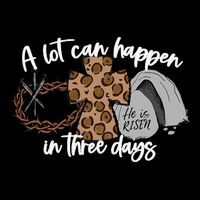A Lot Can Happen In Three Days Women Christian Easter Impact Tech Backpack