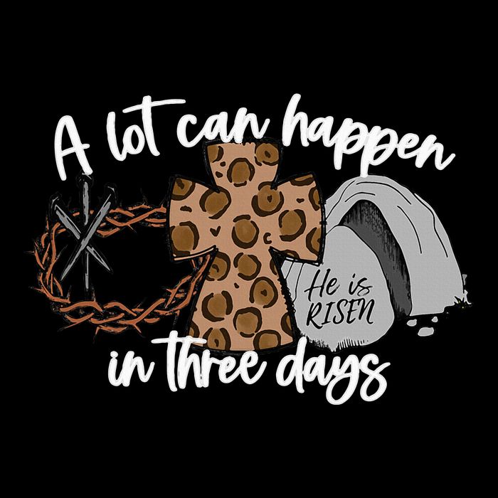 A Lot Can Happen In Three Days Women Christian Easter Impact Tech Backpack