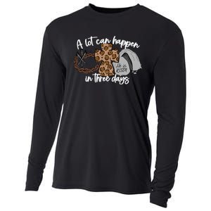 A Lot Can Happen In Three Days Women Christian Easter Cooling Performance Long Sleeve Crew