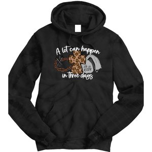 A Lot Can Happen In Three Days Women Christian Easter Tie Dye Hoodie