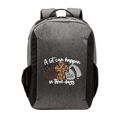 A Lot Can Happen In Three Days Women Christian Easter Vector Backpack