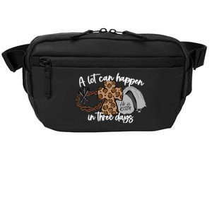 A Lot Can Happen In Three Days Women Christian Easter Crossbody Pack