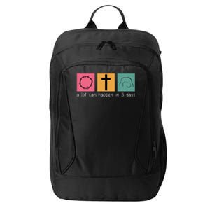 A Lot Can Happen In 3 Days Easter City Backpack