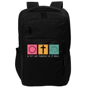 A Lot Can Happen In 3 Days Easter Impact Tech Backpack