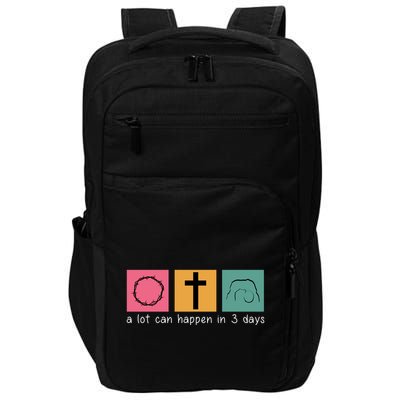 A Lot Can Happen In 3 Days Easter Impact Tech Backpack