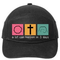 A Lot Can Happen In 3 Days Easter 7-Panel Snapback Hat
