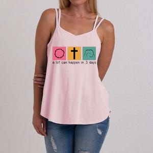 A Lot Can Happen In 3 Days Easter Women's Strappy Tank