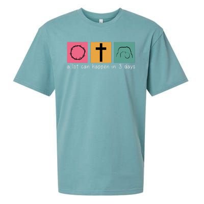 A Lot Can Happen In 3 Days Easter Sueded Cloud Jersey T-Shirt