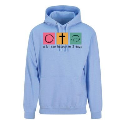 A Lot Can Happen In 3 Days Easter Unisex Surf Hoodie