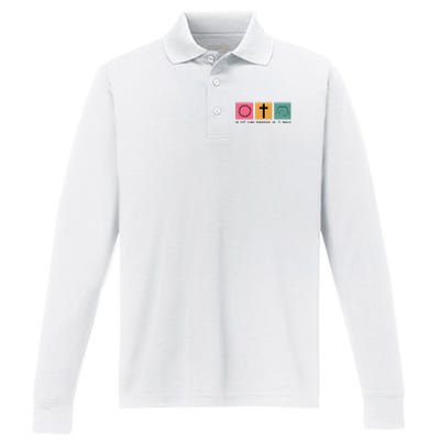 A Lot Can Happen In 3 Days Easter Performance Long Sleeve Polo