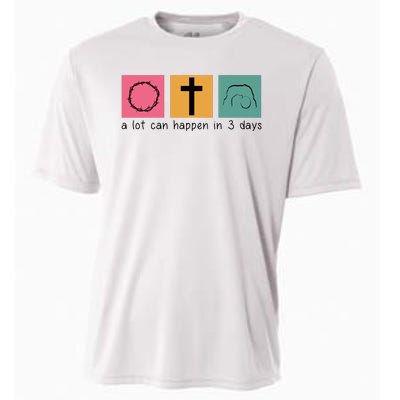 A Lot Can Happen In 3 Days Easter Cooling Performance Crew T-Shirt