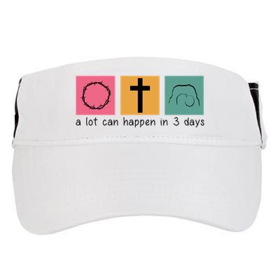 A Lot Can Happen In 3 Days Easter Adult Drive Performance Visor