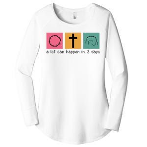 A Lot Can Happen In 3 Days Easter Women's Perfect Tri Tunic Long Sleeve Shirt