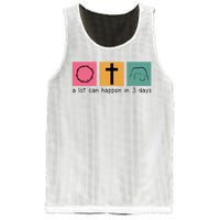 A Lot Can Happen In 3 Days Easter Mesh Reversible Basketball Jersey Tank