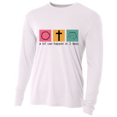 A Lot Can Happen In 3 Days Easter Cooling Performance Long Sleeve Crew