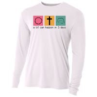 A Lot Can Happen In 3 Days Easter Cooling Performance Long Sleeve Crew