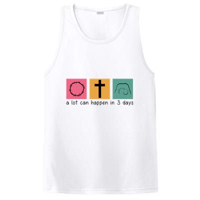 A Lot Can Happen In 3 Days Easter PosiCharge Competitor Tank