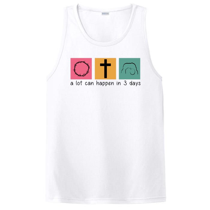 A Lot Can Happen In 3 Days Easter PosiCharge Competitor Tank