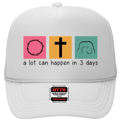A Lot Can Happen In 3 Days Easter Trucker Hat