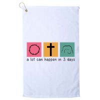 A Lot Can Happen In 3 Days Easter Golf Towel