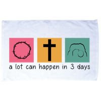 A Lot Can Happen In 3 Days Easter Microfiber Hand Towel