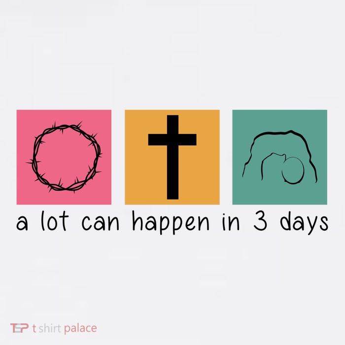 A Lot Can Happen In 3 Days Easter Short Acrylic Beanie