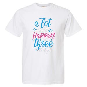 A Lot Can Happen In Three Days Easter Jesus Christian Attire Garment-Dyed Heavyweight T-Shirt