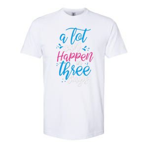 A Lot Can Happen In Three Days Easter Jesus Christian Attire Softstyle CVC T-Shirt