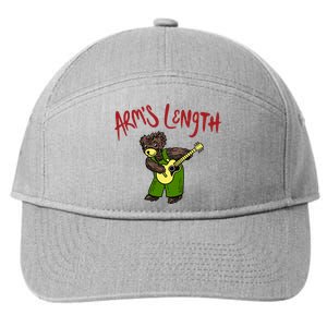 ArmS Length Corduroy Bear 7-Panel Snapback Hat