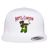 ArmS Length Corduroy Bear Flat Bill Trucker Hat