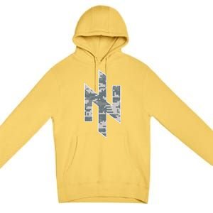 Azov Camo Support Ukraine Military Premium Pullover Hoodie