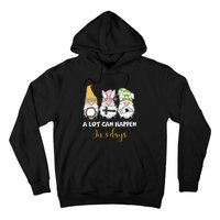 A lot can happen in 3 days easter jesus gnomes christian Hoodie