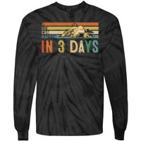 A Lot Can Happen In 3 Days Easter Retro Vintage Sunset Tie-Dye Long Sleeve Shirt