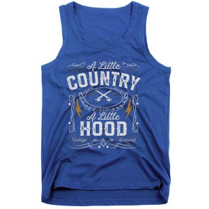 A Little Country A Little Hood Hip Hop Rap Music Tank Top