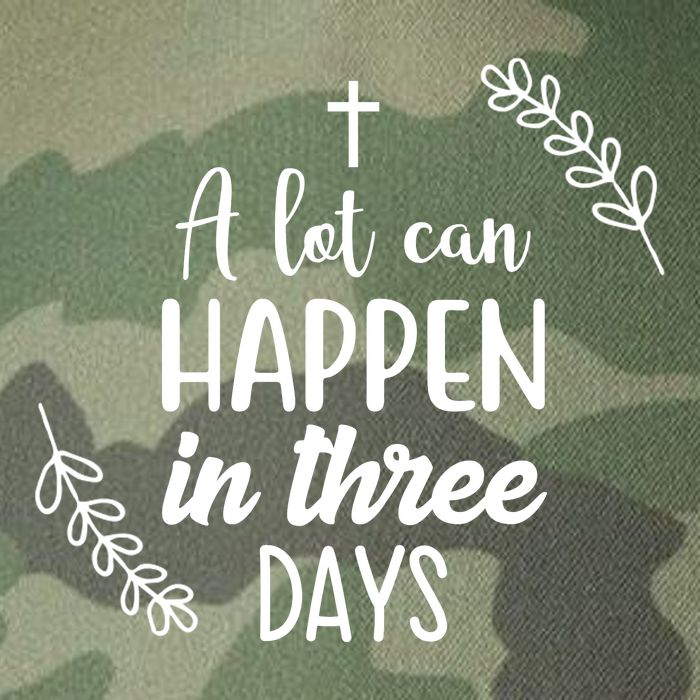 A Lot Can Happen In Three Days Easter Jesus Legacy Tie Dye Trucker Hat