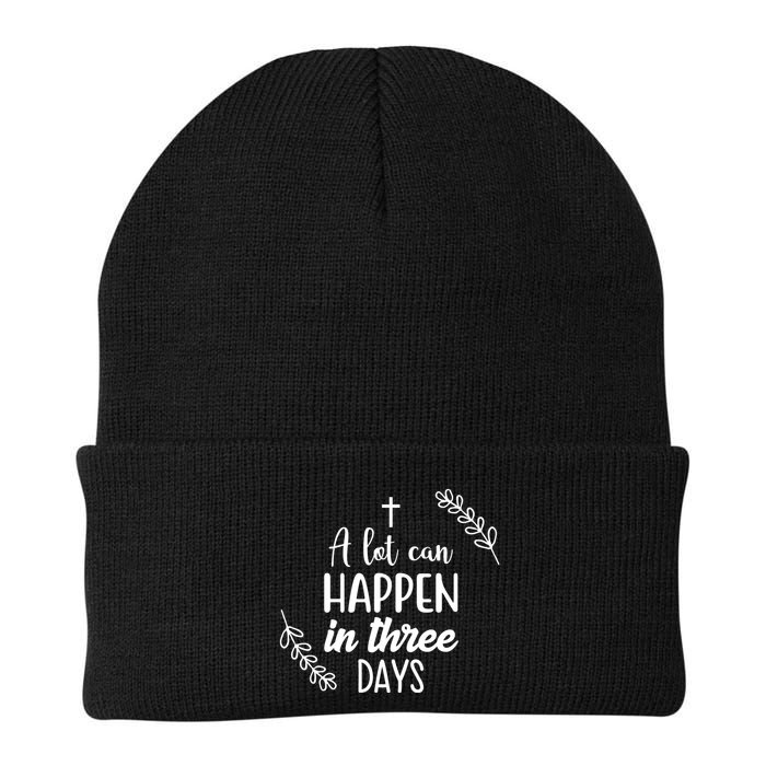 A Lot Can Happen In Three Days Easter Jesus Beanie