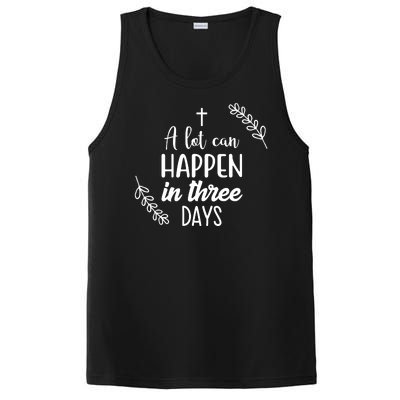 A Lot Can Happen In Three Days Easter Jesus PosiCharge Competitor Tank