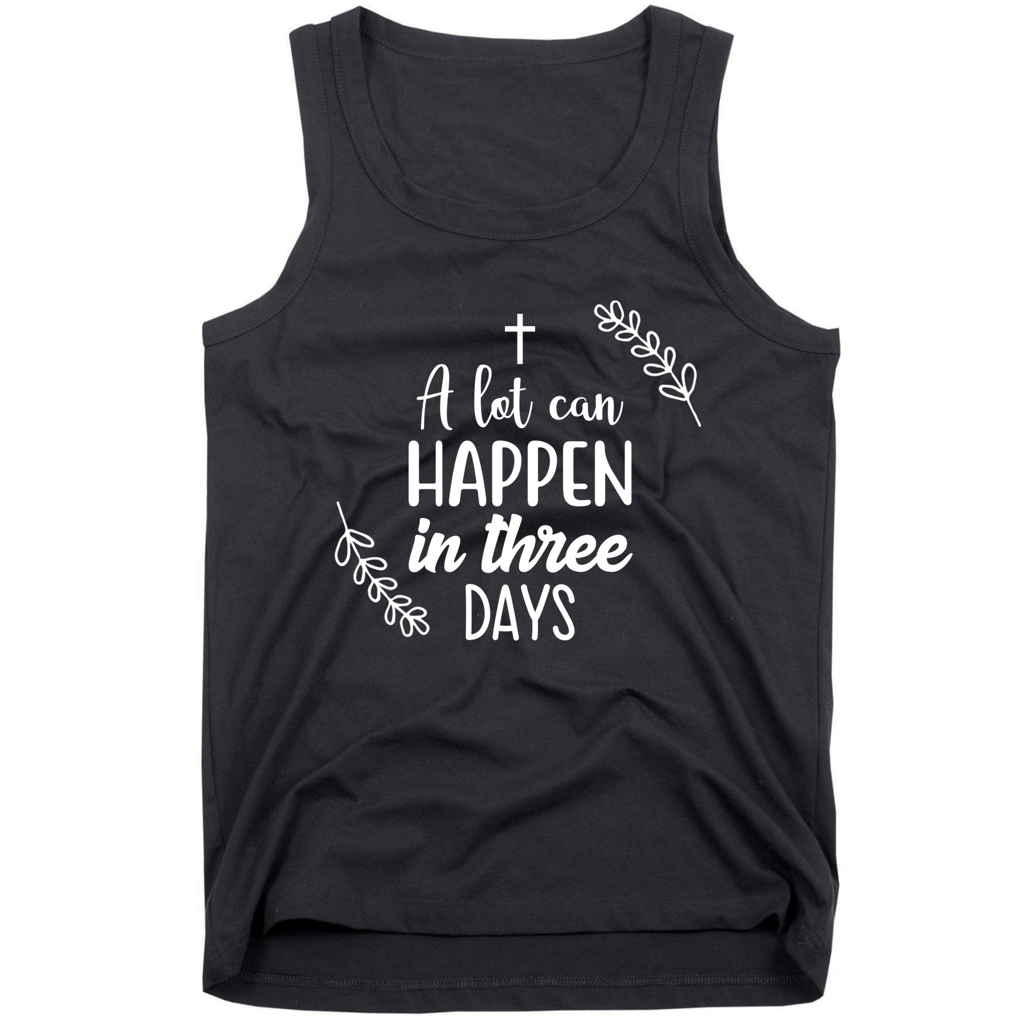 A Lot Can Happen In Three Days Easter Jesus Tank Top