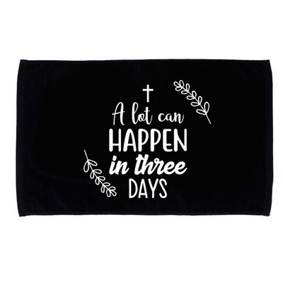 A Lot Can Happen In Three Days Easter Jesus Microfiber Hand Towel