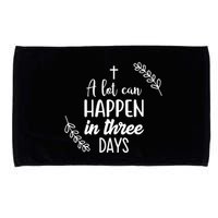A Lot Can Happen In Three Days Easter Jesus Microfiber Hand Towel