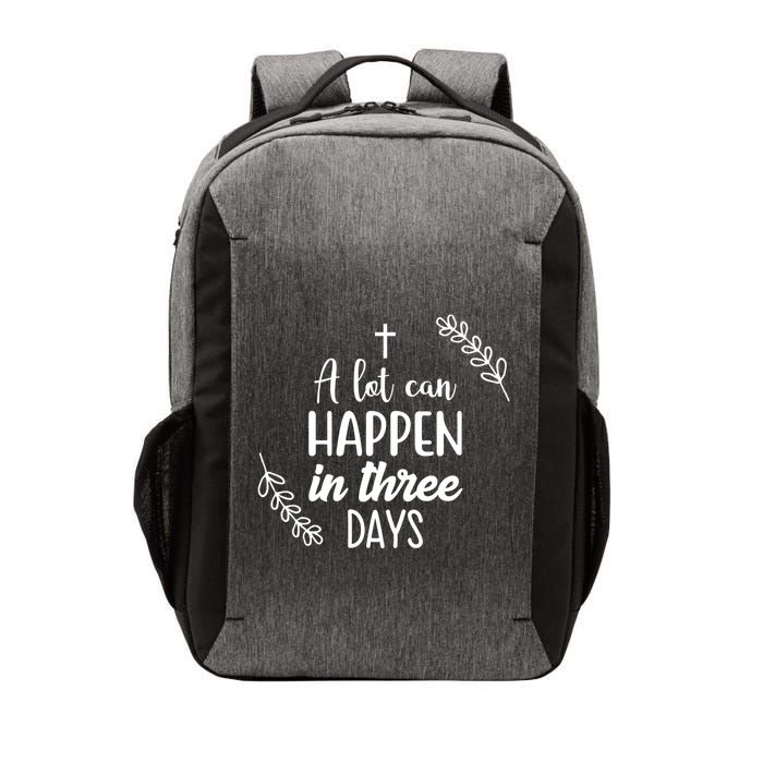 A Lot Can Happen In Three Days Easter Jesus Vector Backpack