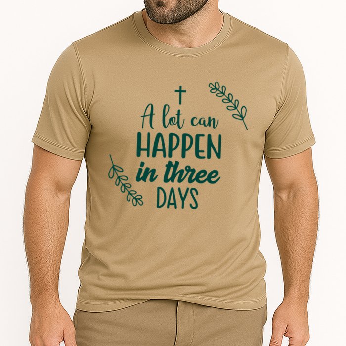 A Lot Can Happen In Three Days Easter Jesus Performance Shirt