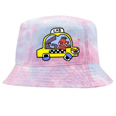 Alphabet Lore Cab Costume For Boys Matching Learning Letters Tie-Dyed Bucket Hat